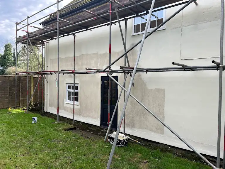 Professionally painted residential property with high-quality exterior finish